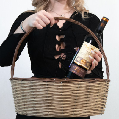 Плетёная корзина "Фруктовая Д40"